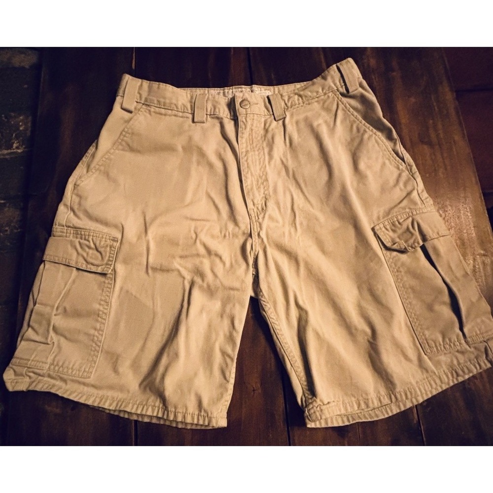Vintage 1999 Levi's Silvertab Khaki  Cargo Shorts 36 Skate Grungy Y2K Look 90s